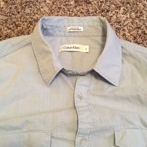 Calvin Klein long sleeve button up shirt